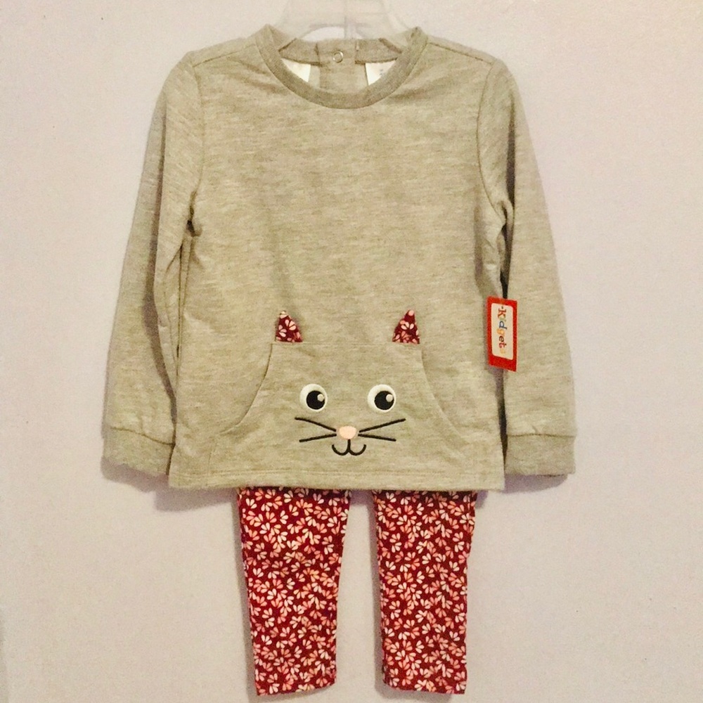 Kidgets Two piece girls outfit. Size 3T